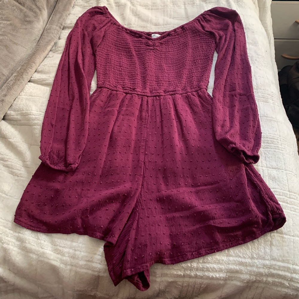 Purple Hollister Romper